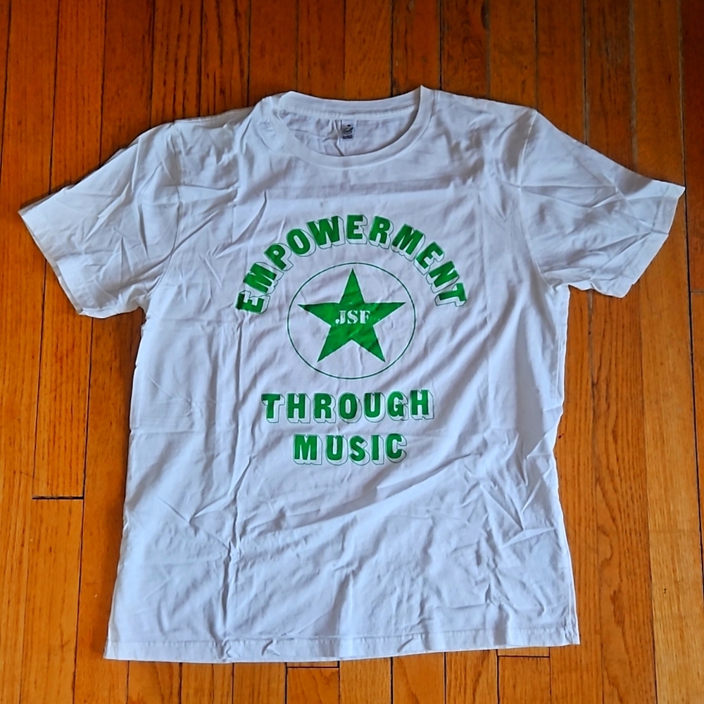 Joe Strummer Foundation JSF t-shirt, white, size M unisex, The Clash